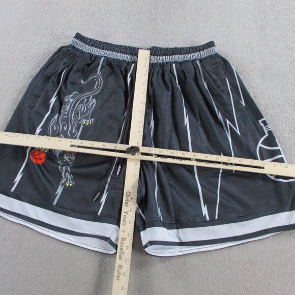 In the Lab Stealth Shorts Men Large Black Basketball Drawstring Heavyweight Mesh - Picture 5 of 10
